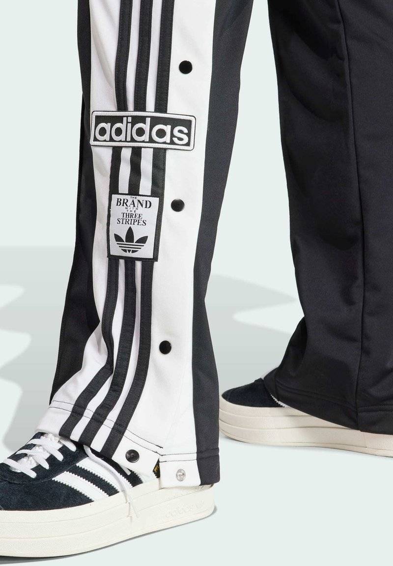 adidas Originals adidas Originals BREAK - Tracksuit bottoms - black Sonderangebot der Fabrik