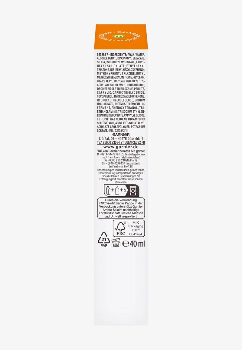 Garnier Garnier SUNSCREEN FLUID WITH SPF 50+ - Sun protection Online
