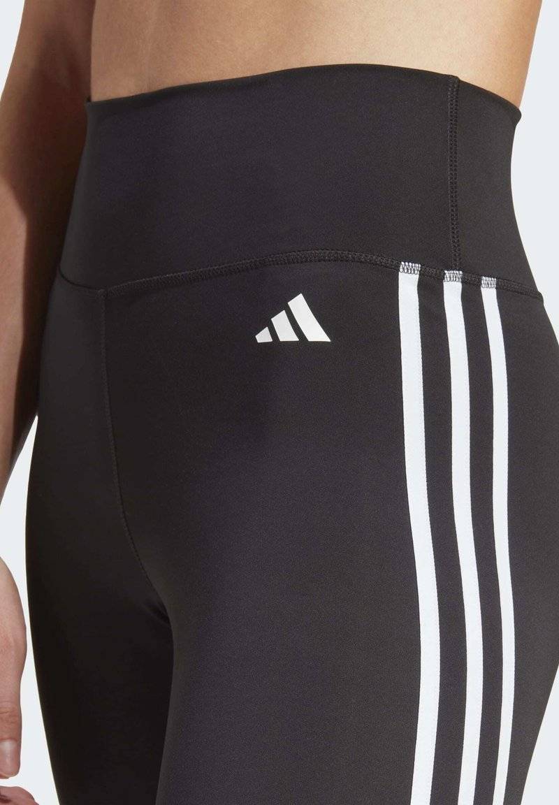 adidas Performance adidas Performance ESSENTIALS 3-STRIPES HIGH-WAISTED 7/8 - Leggings - black Preisnachlass