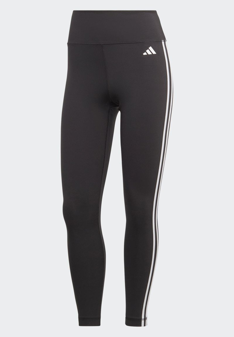 adidas Performance adidas Performance ESSENTIALS 3-STRIPES HIGH-WAISTED 7/8 - Leggings - black Preisnachlass