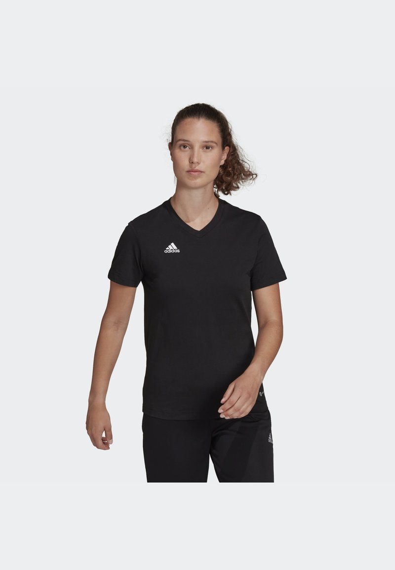 adidas Performance adidas Performance ENTRADA - Basic T-shirt - black Riesige Ersparnisse