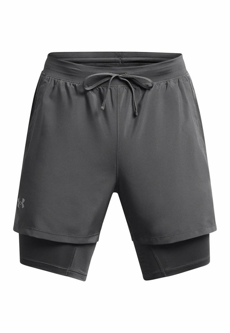 Under Armour Under Armour LAUNCH SHORTS 2-IN-1 - Sports shorts - castlerock Saisonschlussverkauf