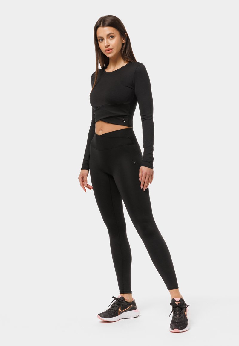 carpatree carpatree CROSSOVER HIGHWAIST - Leggings - black Neueste Mode