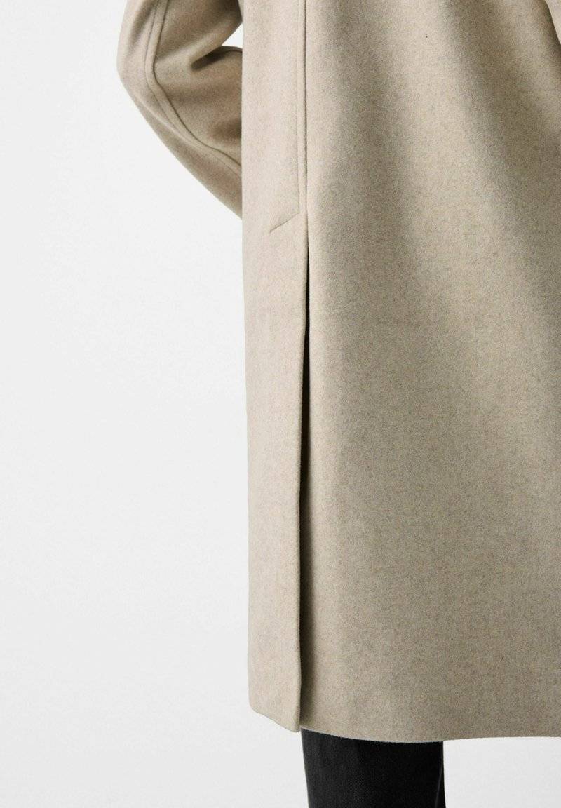Bershka Bershka SOFT - Classic coat - white Letzte 2 Tage