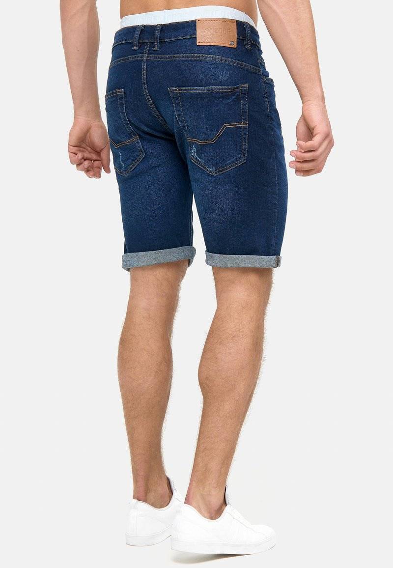 INDICODE JEANS INDICODE JEANS INCADEN - Denim shorts - blau Zeitbegrenzte Promotion