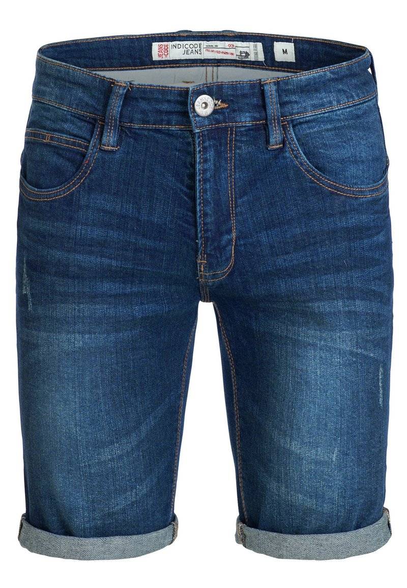 INDICODE JEANS INDICODE JEANS INCADEN - Denim shorts - blau Zeitbegrenzte Promotion