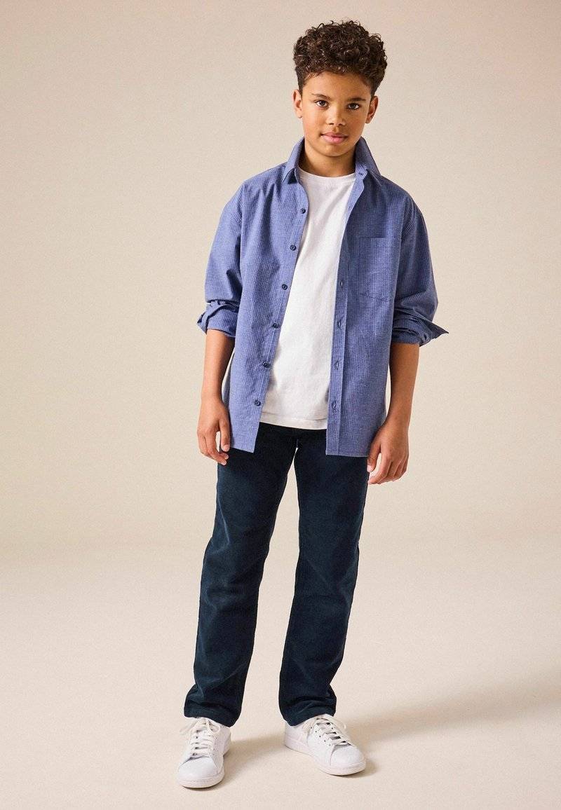 Next Next REGULAR FIT - Trousers - navy blue Nur für heute
