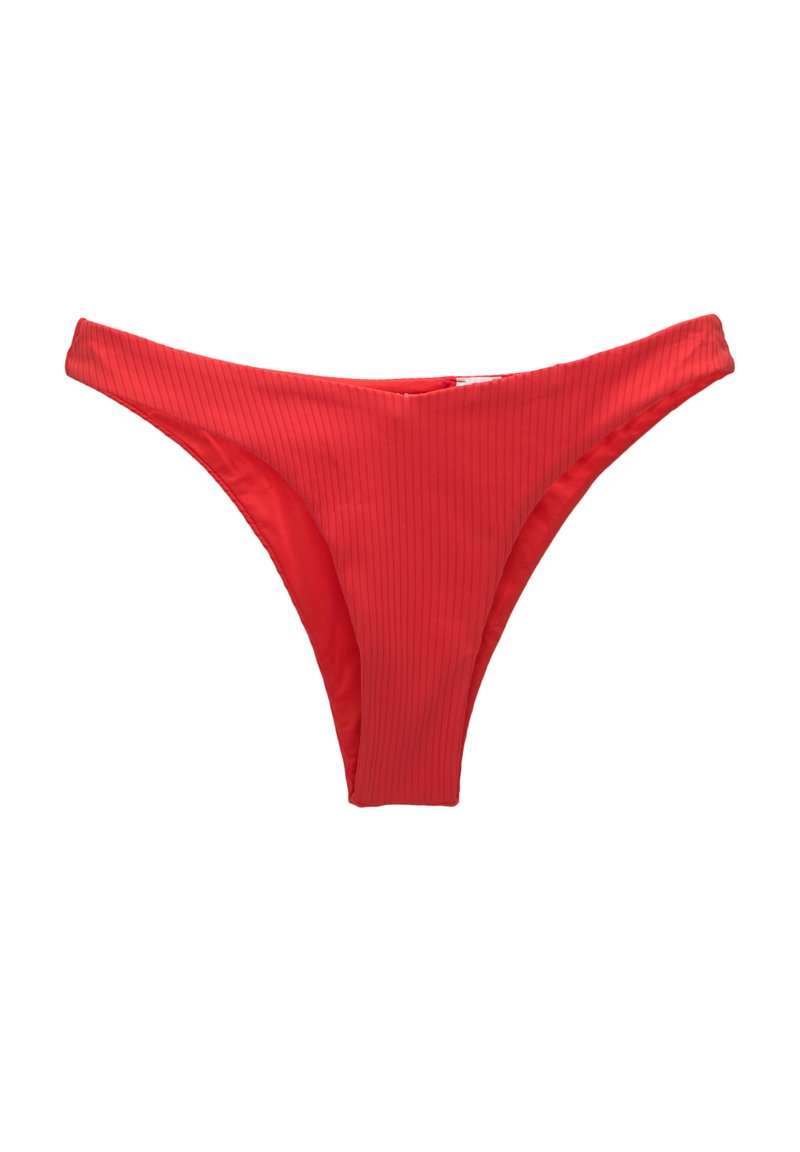 PULL&BEAR PULL&BEAR V-SHAPED - Bikini bottoms - red Nur noch ein Tag übrig