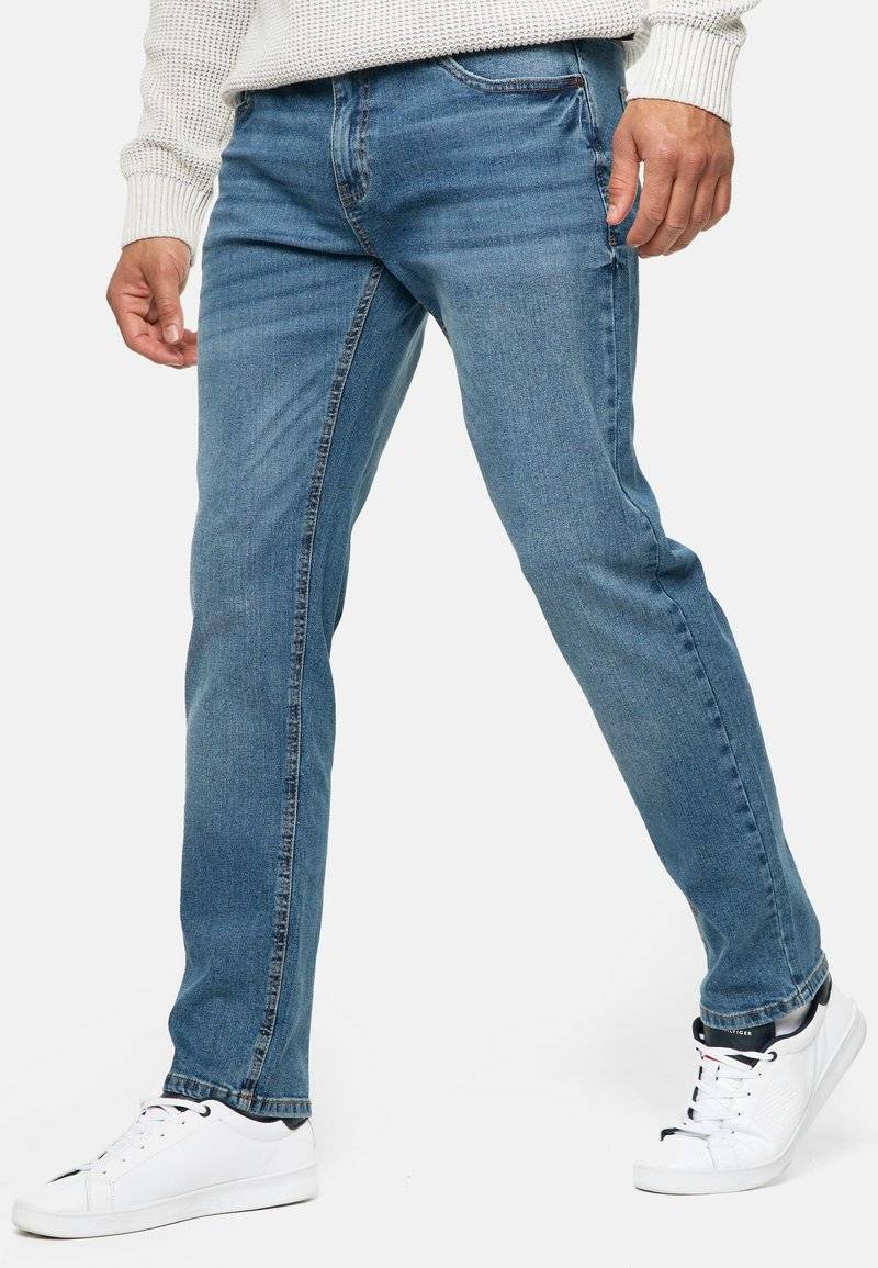 INDICODE JEANS INDICODE JEANS INSANTINO - Straight leg jeans - medium dark cloud Clearance-Verkauf