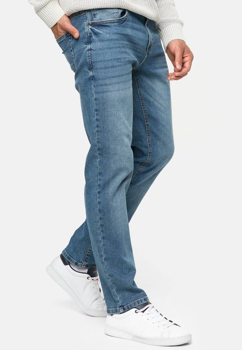 INDICODE JEANS INDICODE JEANS INSANTINO - Straight leg jeans - medium dark cloud Clearance-Verkauf