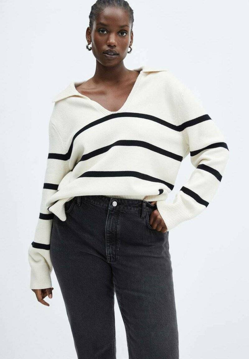 Mango Mango Straight leg jeans - black denim Begrenzt auf 3 Tage