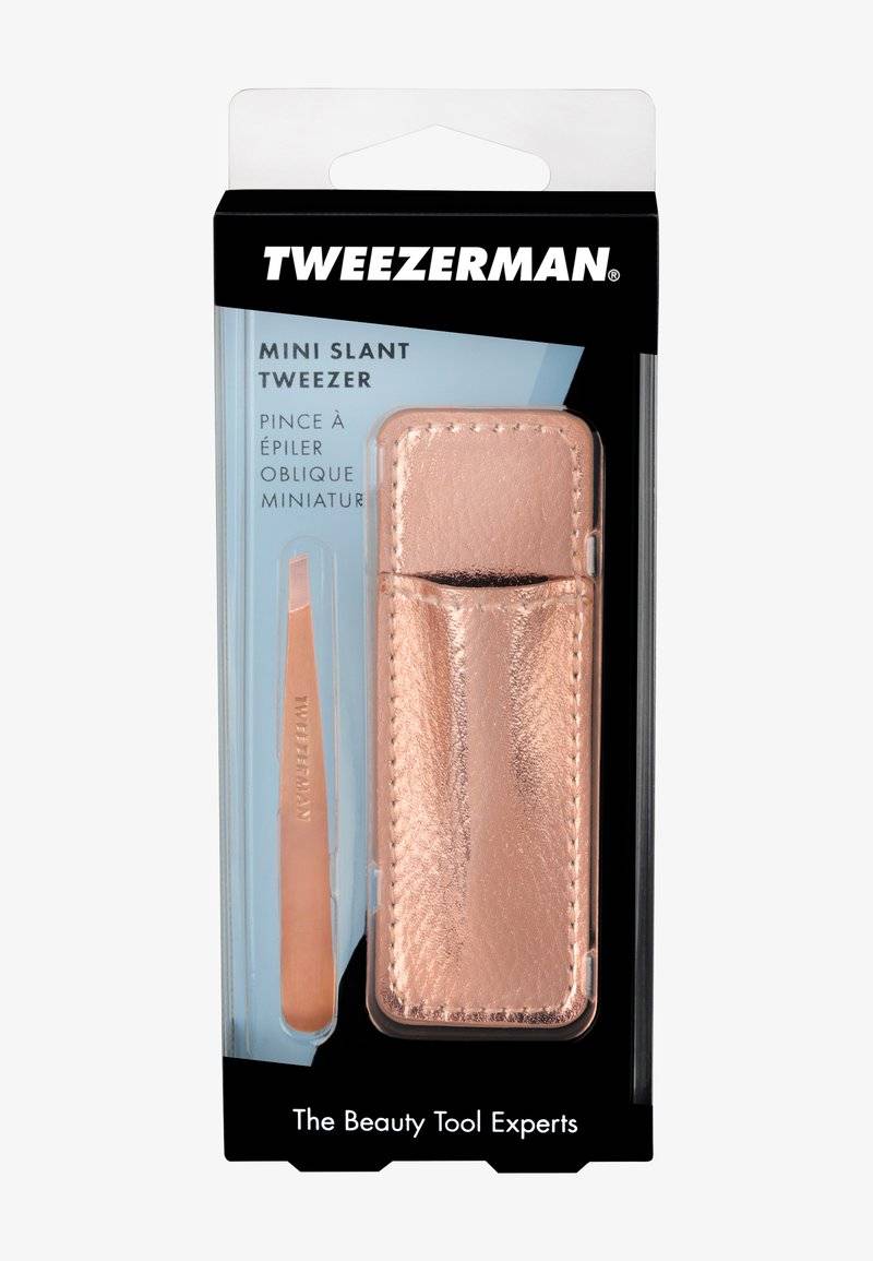 TWEEZERMAN TWEEZERMAN ROSE GOLD MINI SLANT WITH CASE - Hair removal tool Im Verkauf