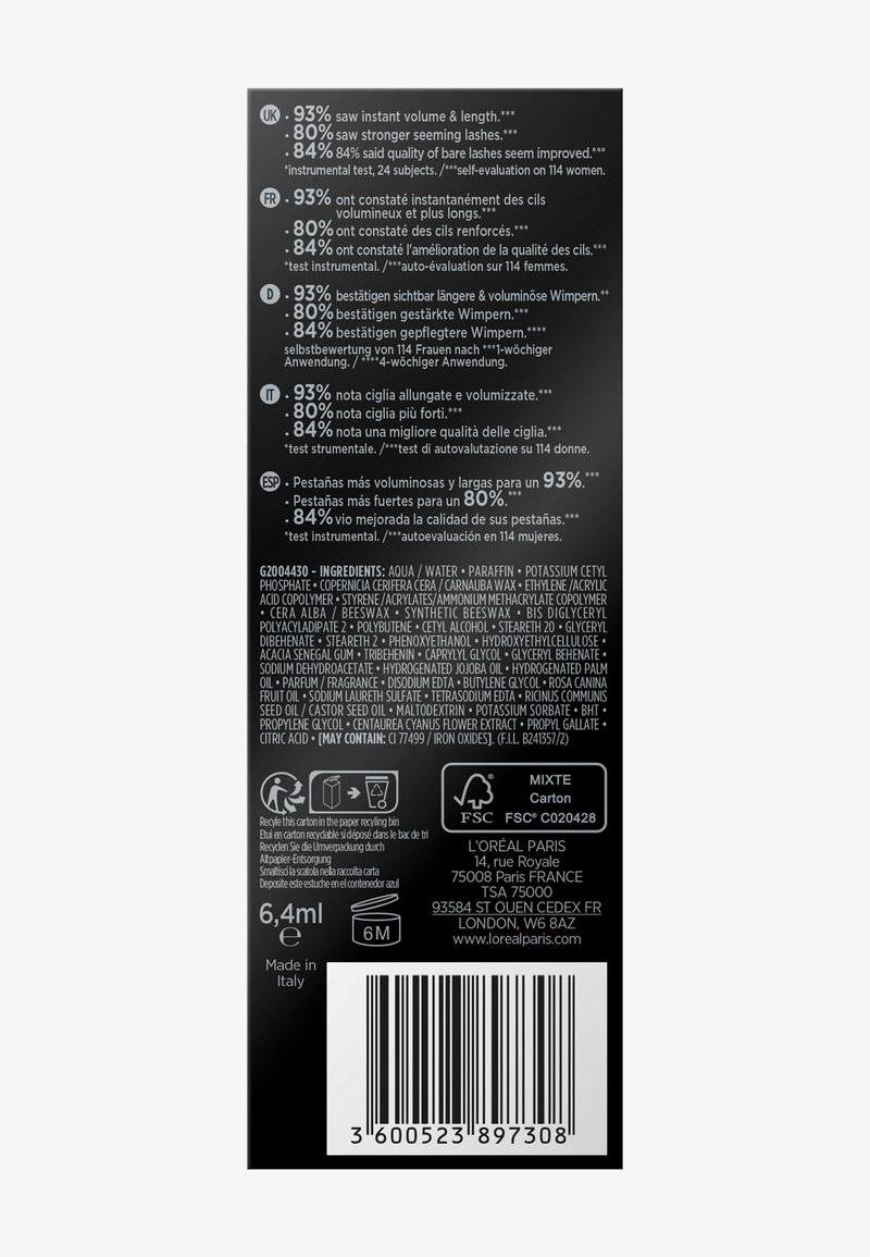 L'Oréal Paris L'Oréal Paris LASH PARADISE - Mascara - intense black Flash Sale