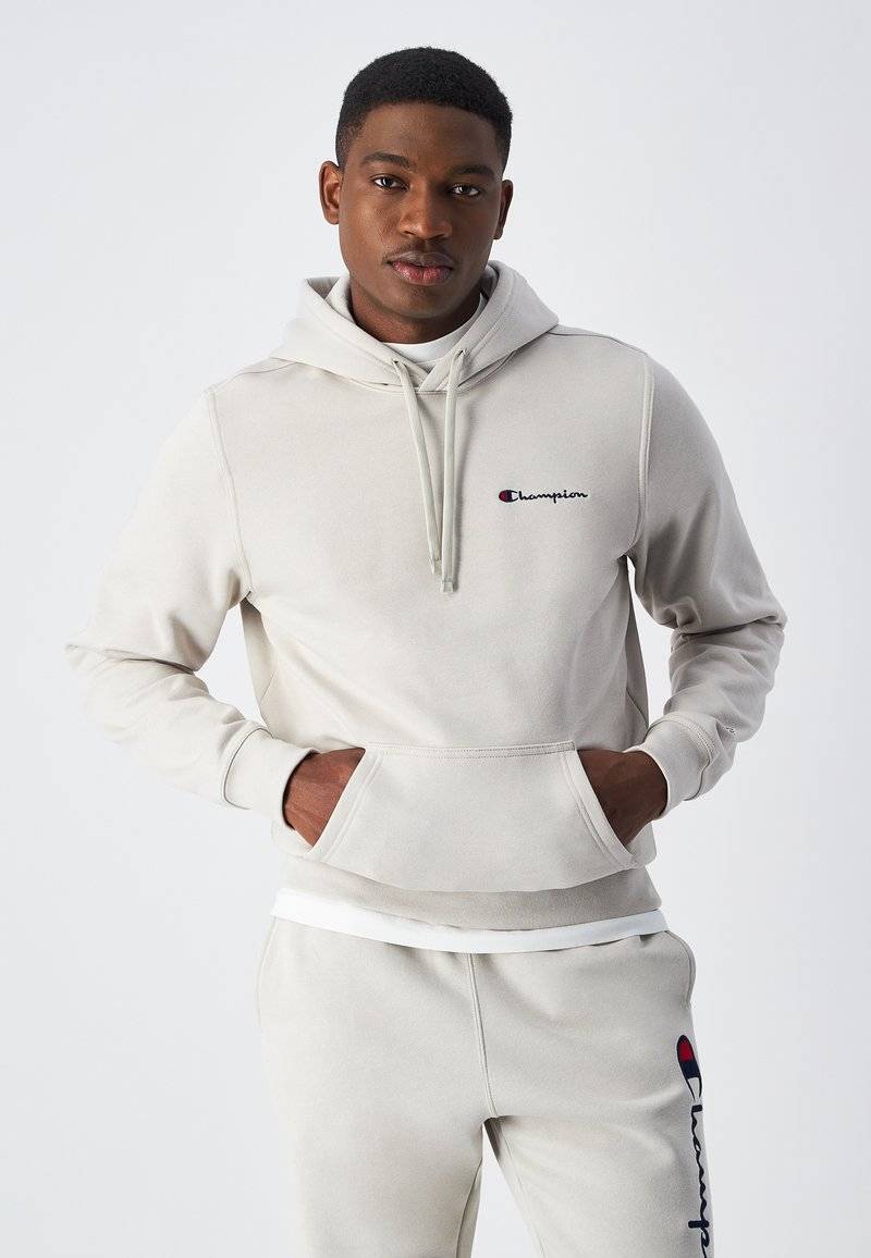 Champion Champion ICONS LOGO - Hoodie - beige Vatertagsangebot