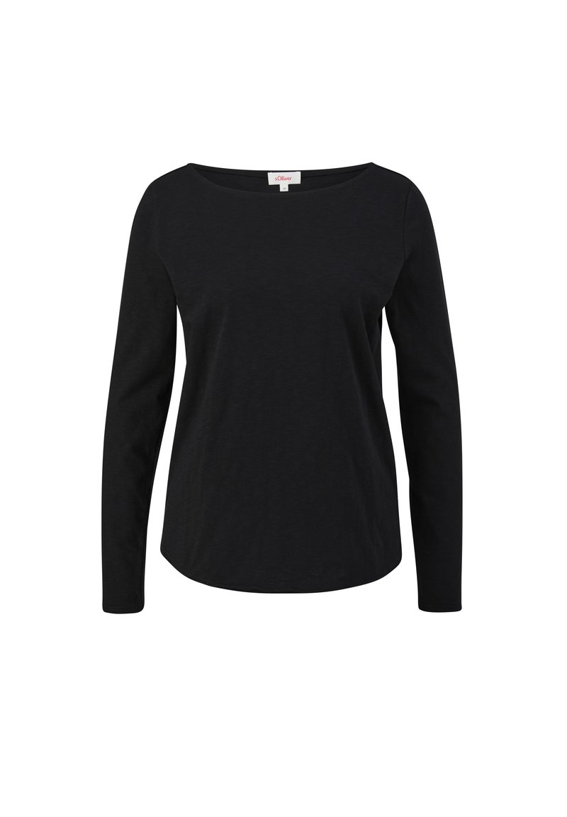 s.Oliver s.Oliver MIT U-BOOT-AUSSCHNITT - Long sleeved top - schwarz Letzte 3 Tage