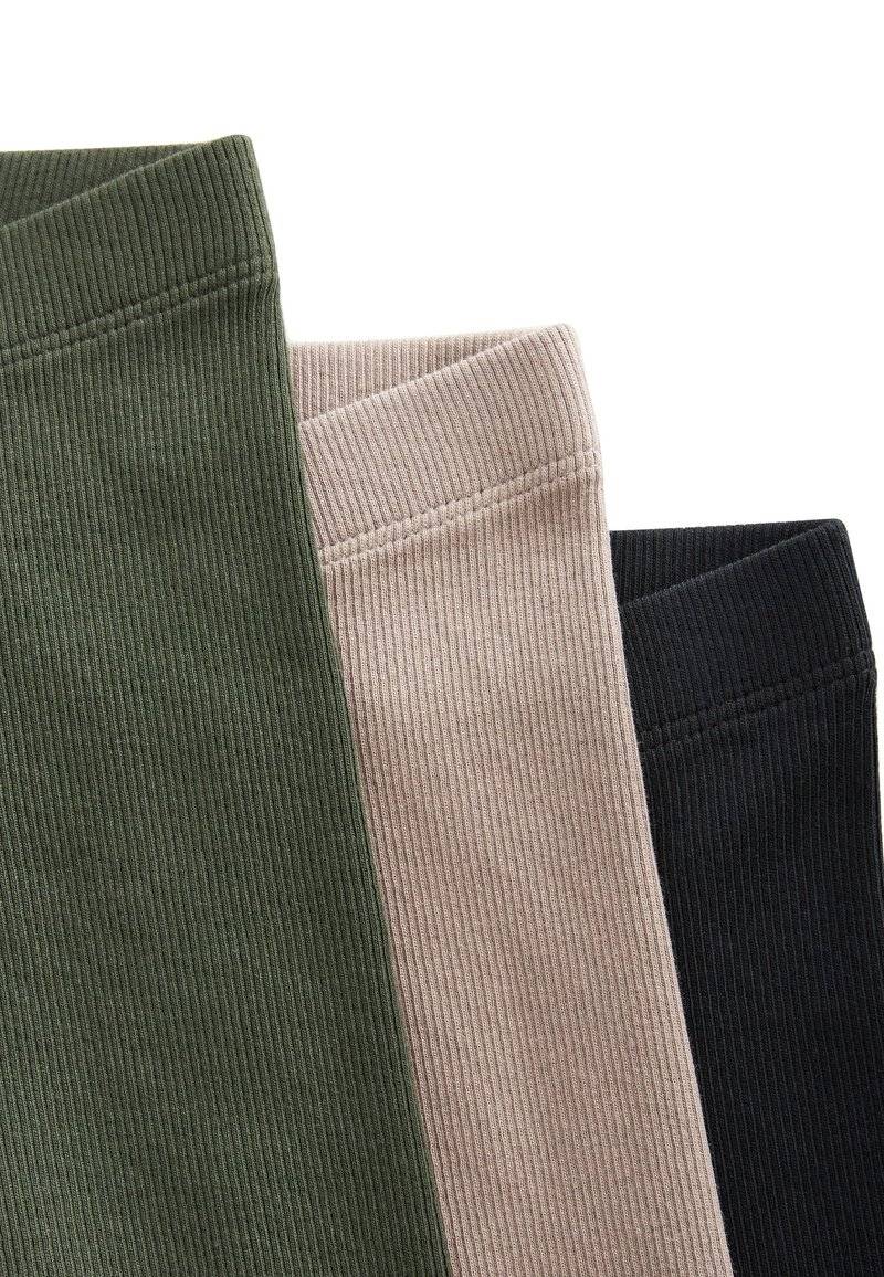 Next Next 3 PACK - Leggings - Trousers - green Letzte 2 Tage