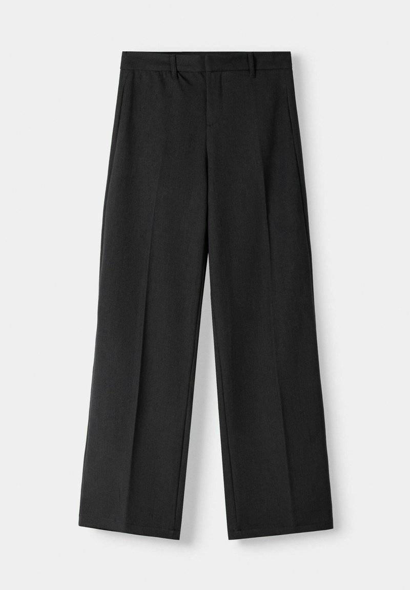 Bershka Bershka Trousers - mottled grey Letzter Tag