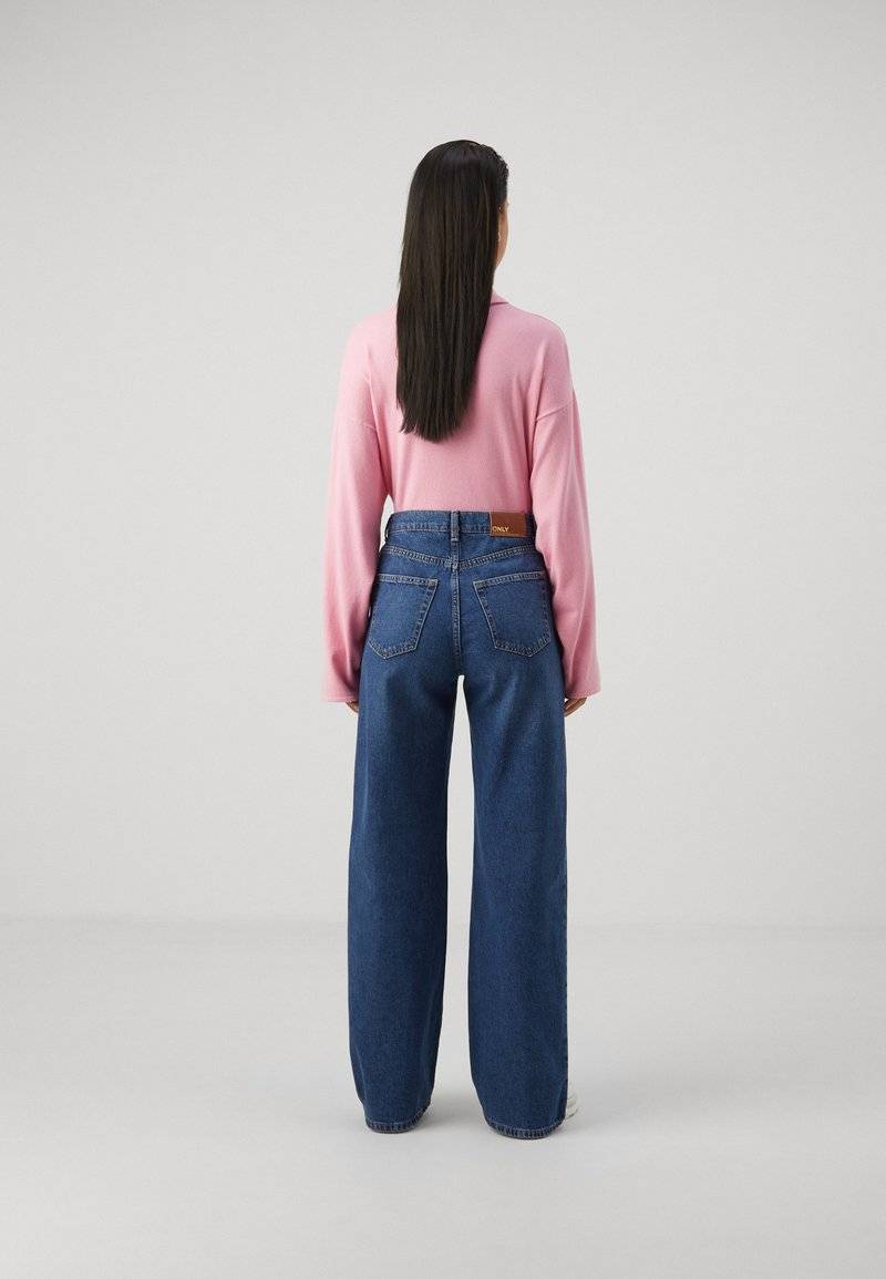 ONLY ONLY ONLHOPE LIFE WIDE - Relaxed fit jeans - medium blue denim Zeitbegrenzte Promotion