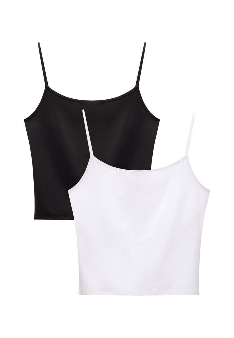 PULL&BEAR PULL&BEAR STRAPPY PACK OF 2 - Top - white Super Rabatt
