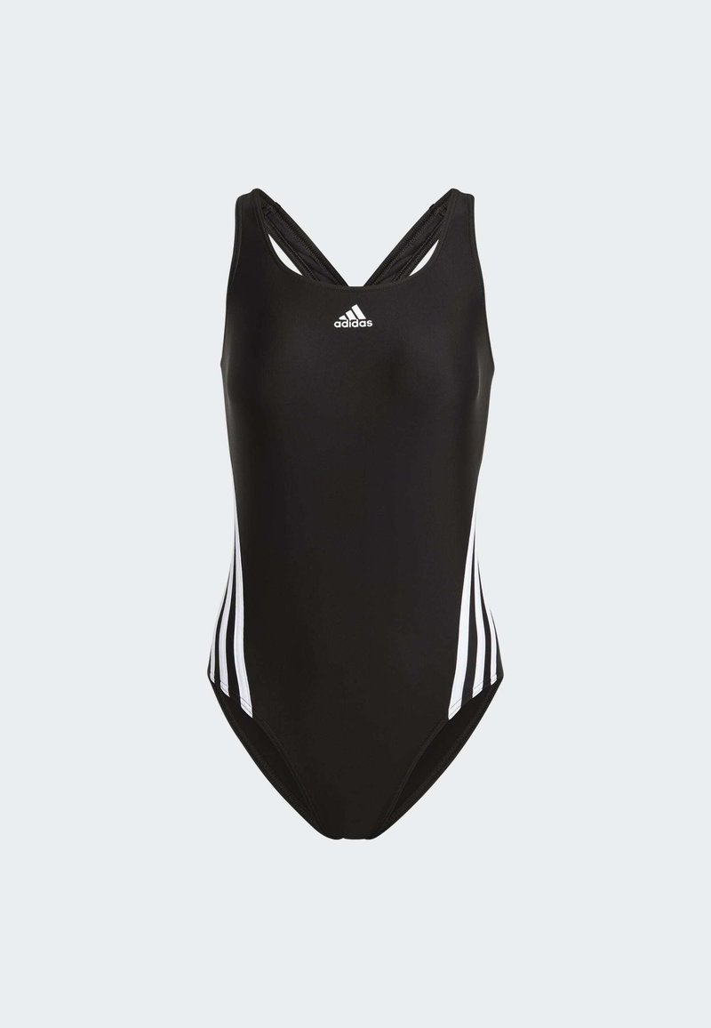 adidas Sportswear adidas Sportswear ADIDAS 3-STRIPES - Swimsuit - black white Fabrikladen