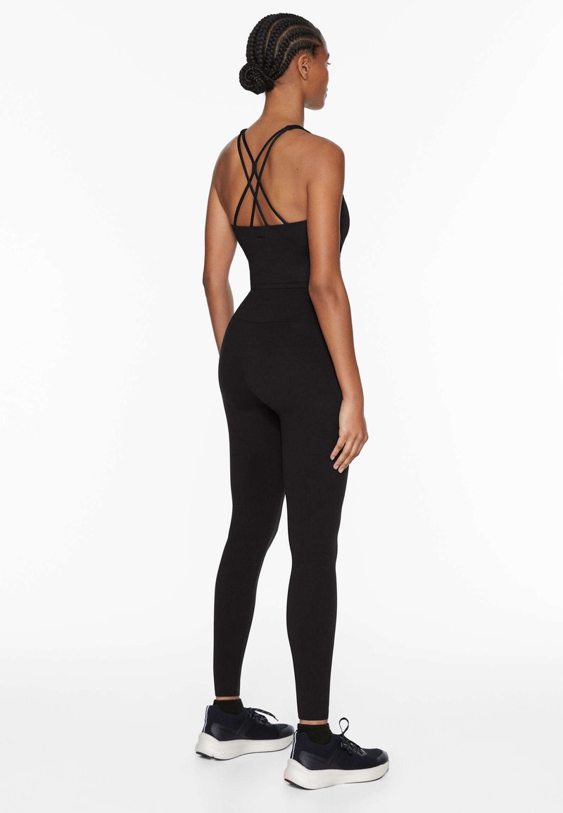 OYSHO OYSHO COMFORTLUX HIGH-RISE  - Leggings - Trousers - black Begrenzt auf 3 Tage