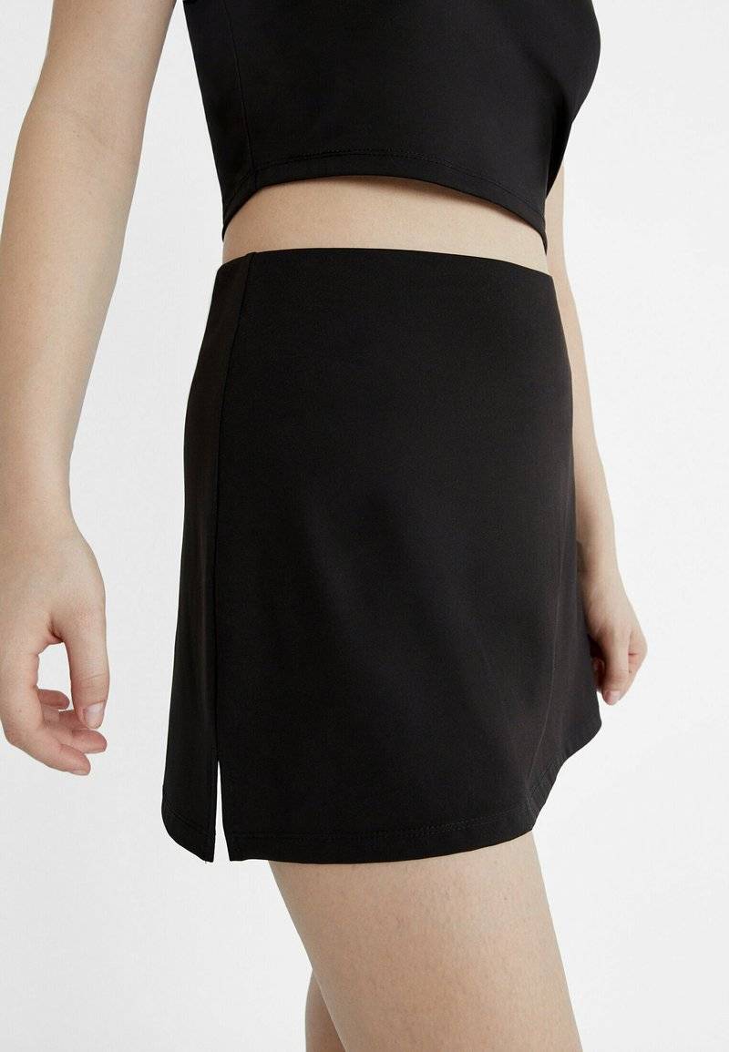 Stradivarius Stradivarius Mini skirt - black Black Friday Preise