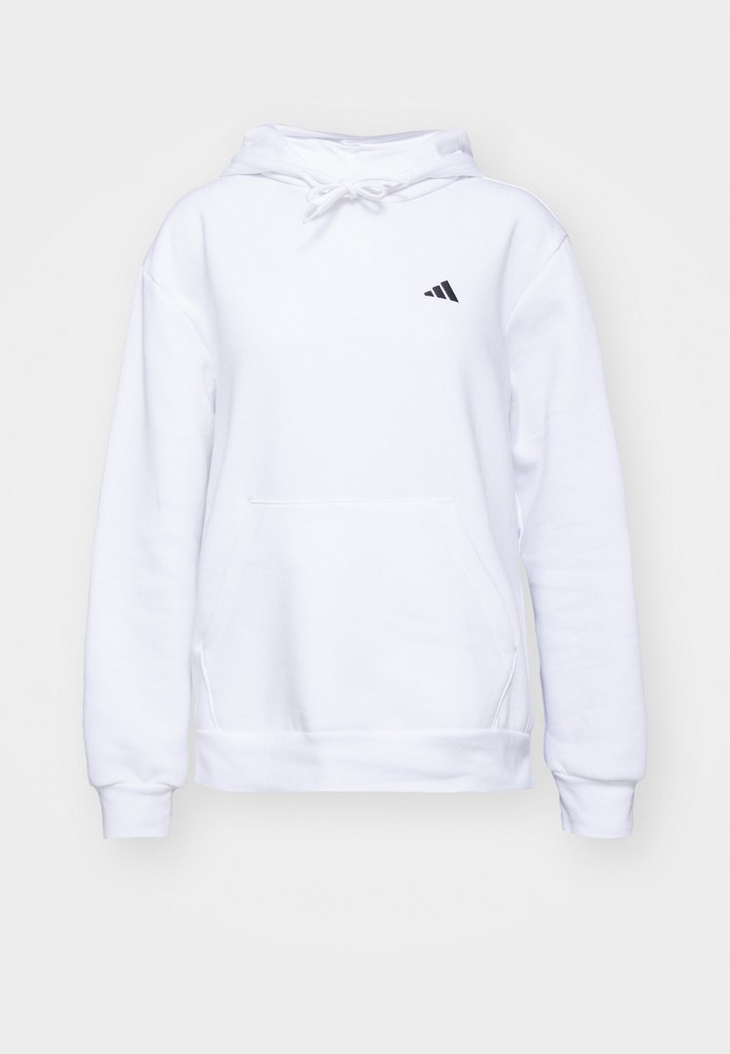 adidas Sportswear adidas Sportswear ESSENTIALS SMALL LOGO FEEL COZY HOODIE - Hoodie - white Outlet