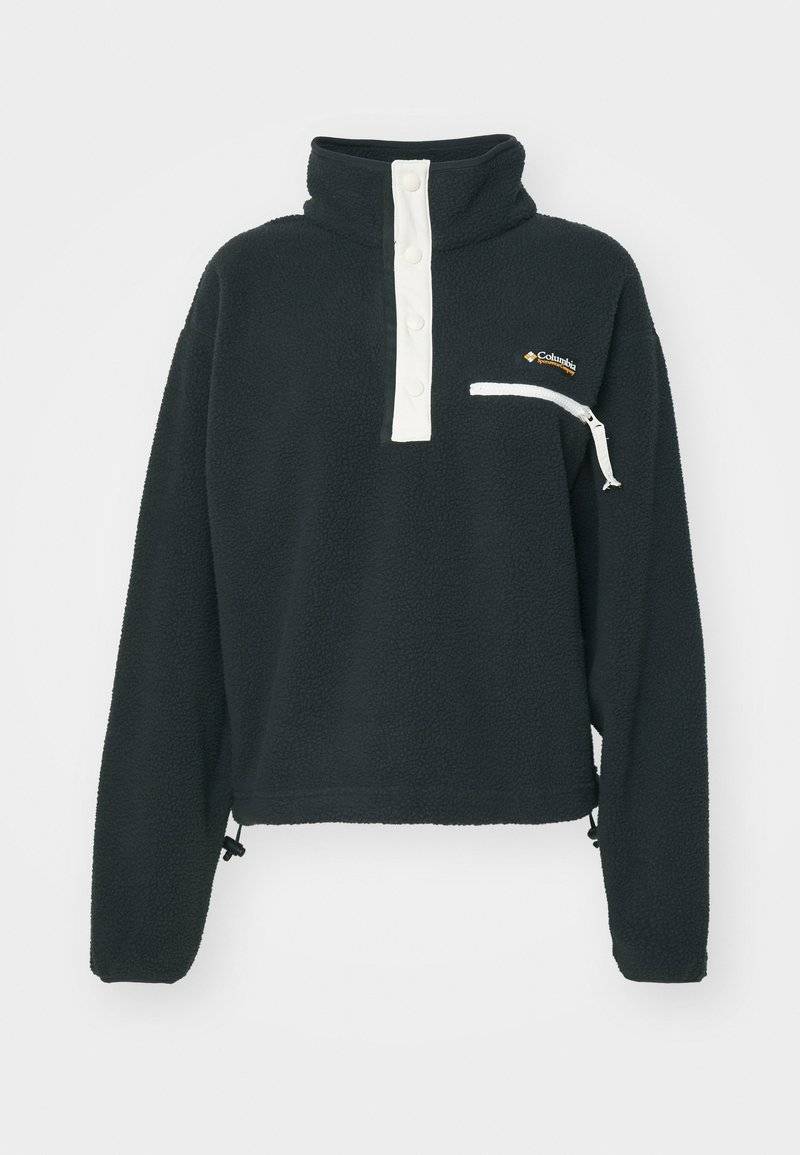 Columbia Columbia HELVETIA™ CROPPED HALF SNAP - Fleece jumper - black Sonderangebot
