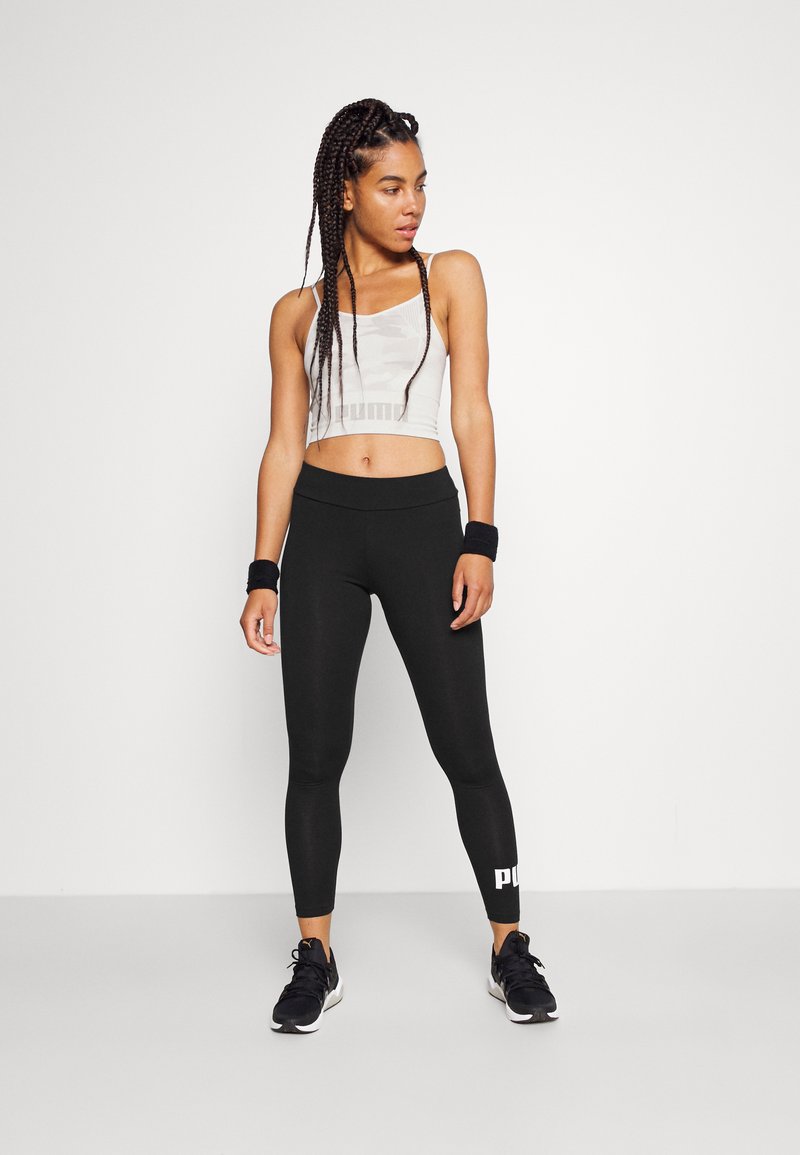 Puma Puma LOGO LEGGINGS - Leggings - black Vierteljährliche Förderung