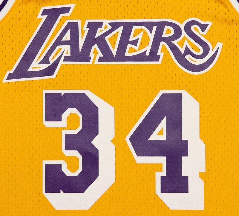 Mitchell & Ness Mitchell & Ness Swingman Los Angeles Lakers - Shaquille O'Neal - NBA jersey - light gold Begrenzt auf 3 Tage