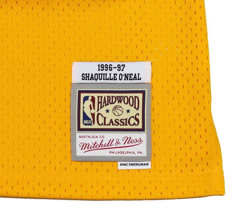 Mitchell & Ness Mitchell & Ness Swingman Los Angeles Lakers - Shaquille O'Neal - NBA jersey - light gold Begrenzt auf 3 Tage