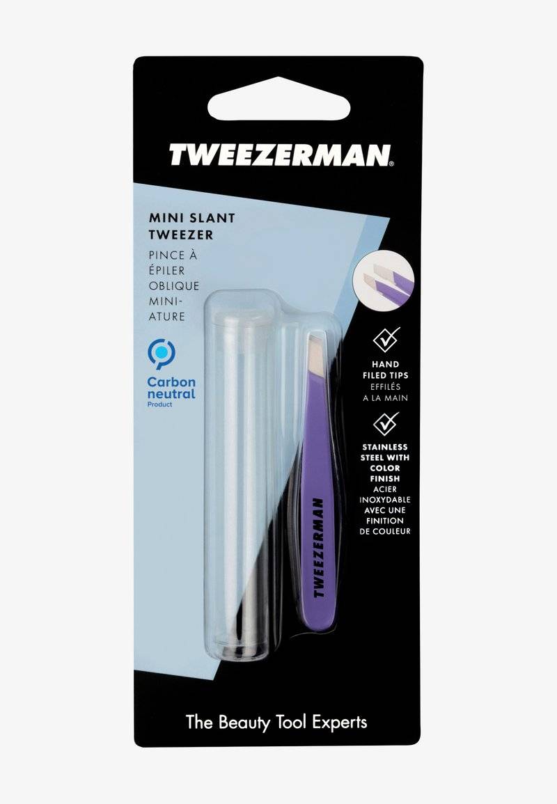 TWEEZERMAN TWEEZERMAN MINI SLANT TWEEZER - Hair removal tool - purple Saisonschlussverkauf