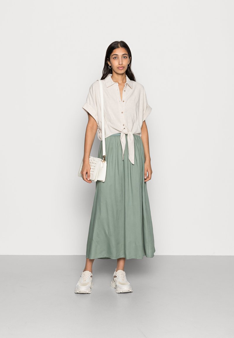ONLY ONLY ONLVENEDIG - A-line skirt - chinois green Lagerräumung