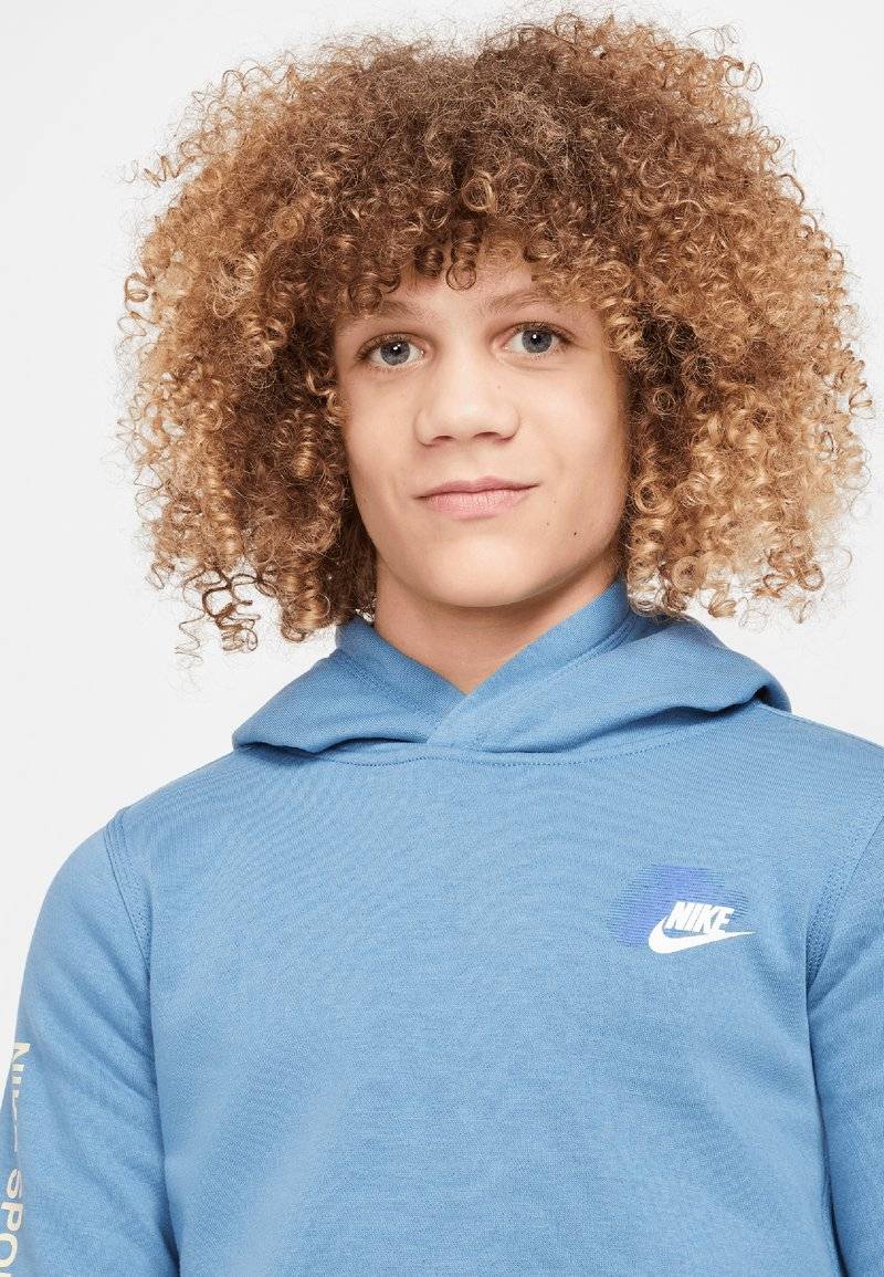 Nike Sportswear Nike Sportswear FLEECE HOODIE - Hoodie - aegean storm Zeitlich begrenztes Angebot
