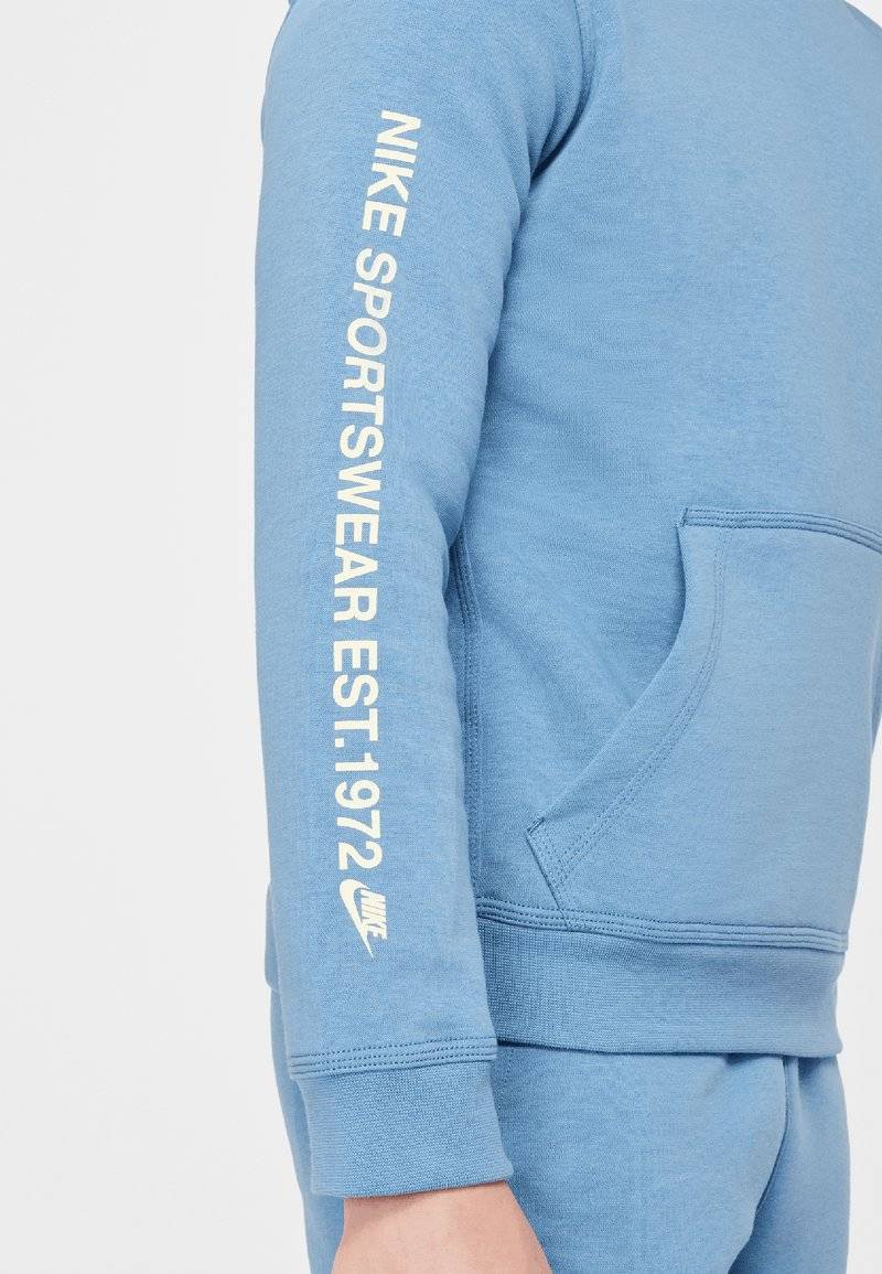 Nike Sportswear Nike Sportswear FLEECE HOODIE - Hoodie - aegean storm Zeitlich begrenztes Angebot
