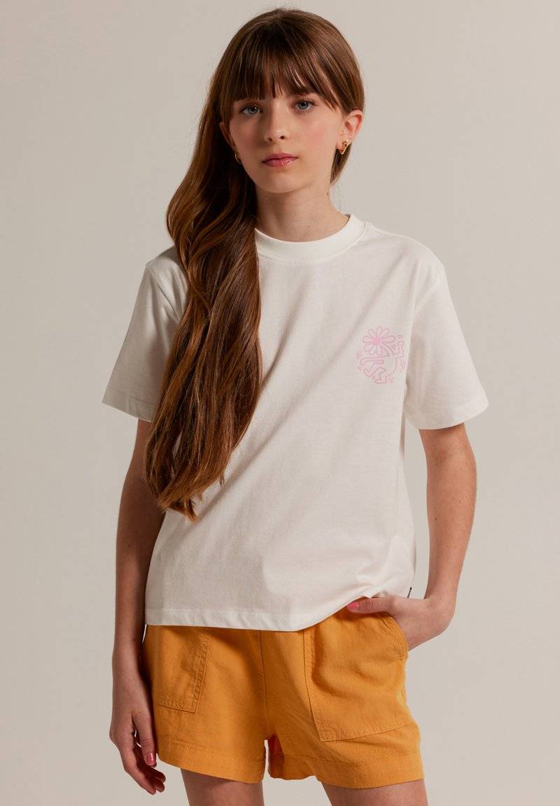 America Today America Today ELA JR - Print T-shirt - off white Große Rabatte