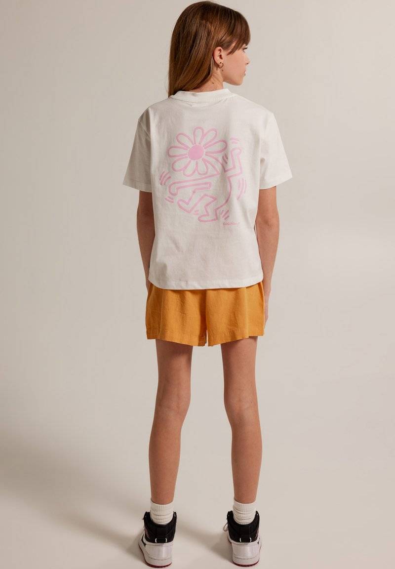 America Today America Today ELA JR - Print T-shirt - off white Große Rabatte