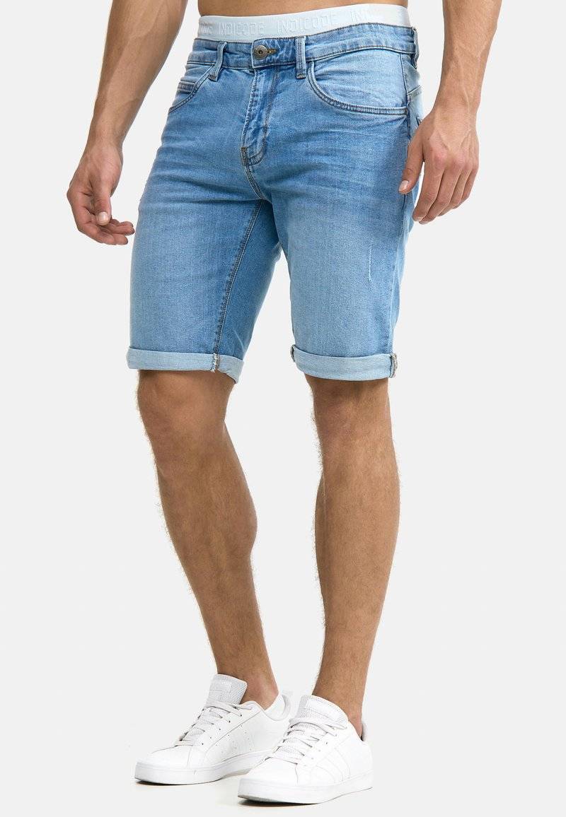 INDICODE JEANS INDICODE JEANS INCADEN - Denim shorts - blue Neuheiten