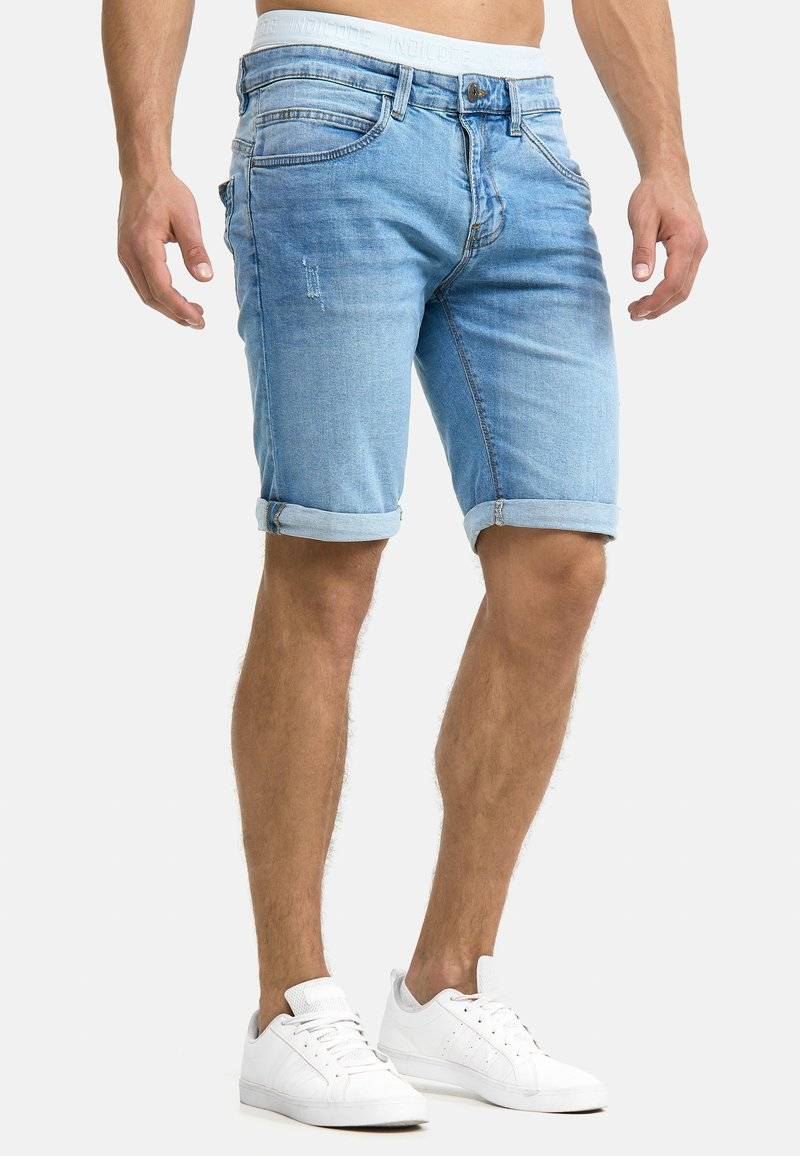 INDICODE JEANS INDICODE JEANS INCADEN - Denim shorts - blue Neuheiten