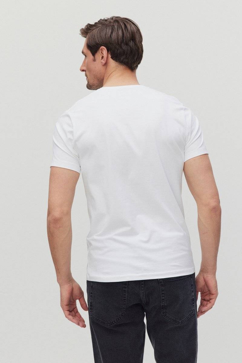 Bläck Bläck CORE BASIC SLIM FIT� - Basic T-shirt - white Tägliche Deals