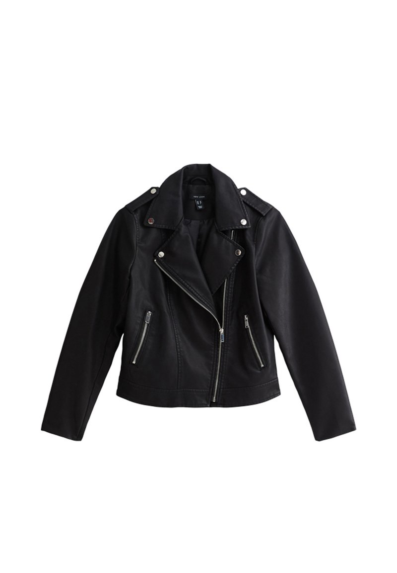 New Look New Look LOOK - Faux leather jacket - black Sonderangebote