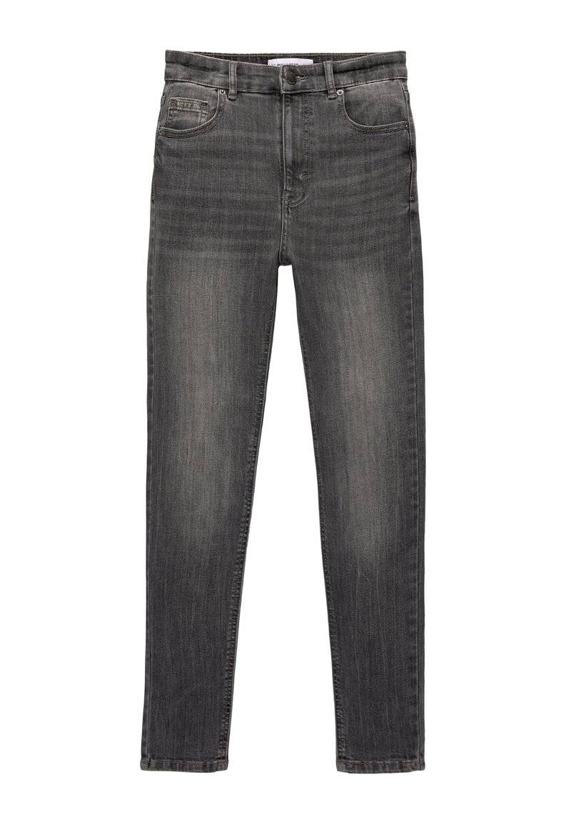 PULL&BEAR PULL&BEAR HIGH WAIST - Jeans Skinny Fit - grey denim VIP-Rabatte