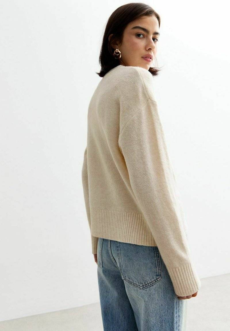 New Look New Look CREW NECK - Jumper - off white Kostenlose Rückgabe