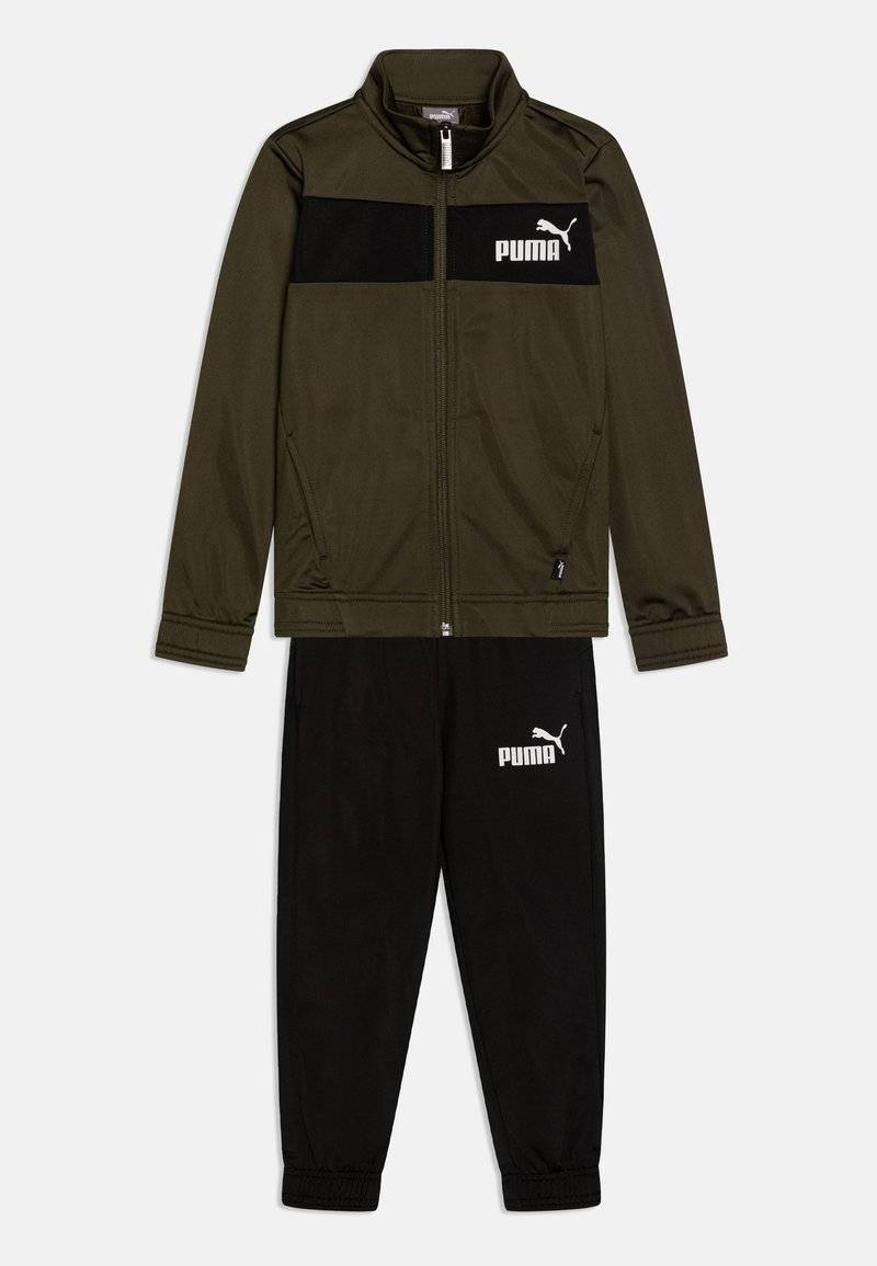 Puma Puma SUIT UNISEX SET - Tracksuit - dark olive Riesige Rabatte