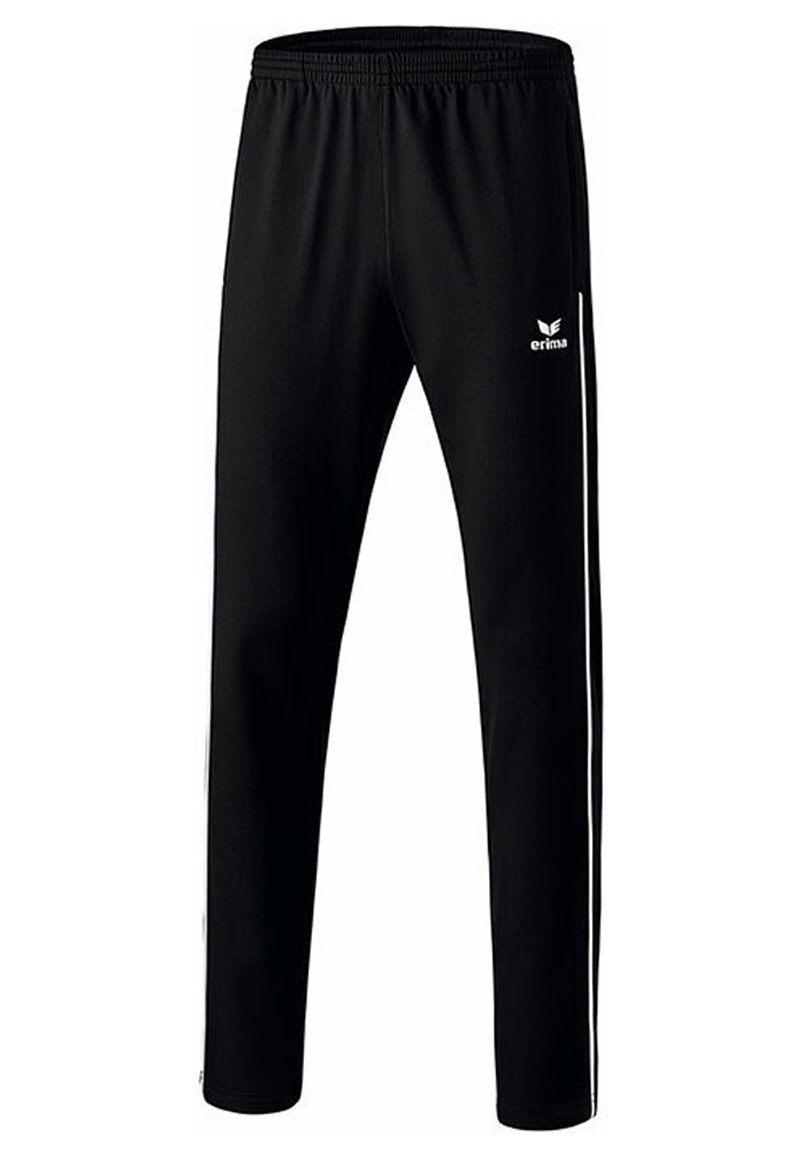 Erima Erima SHOOTER - Tracksuit bottoms - schwarzweiss Clearance-Verkauf