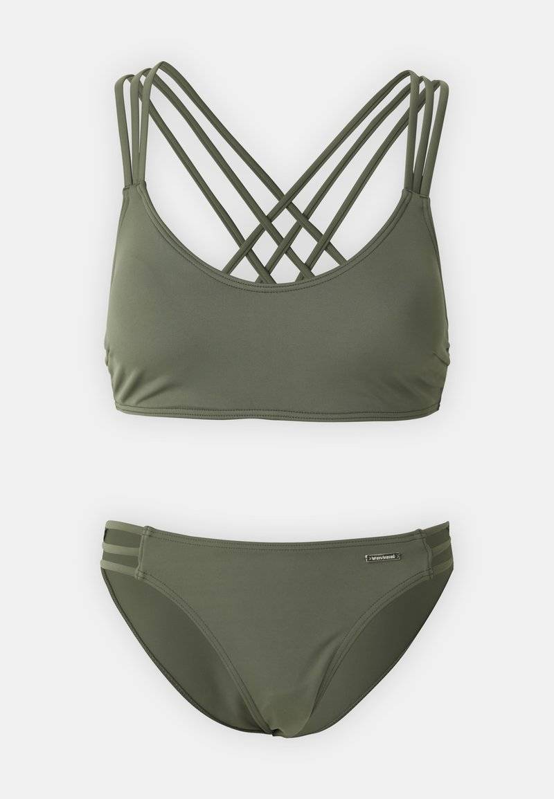 Bruno Banani Bruno Banani ALEXA SET - Bikini - oliv Muttertagsangebot