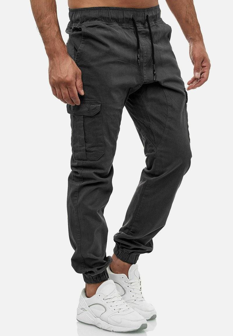 Tazzio Tazzio Cargo trousers - anthrazit Heißer Verkauf