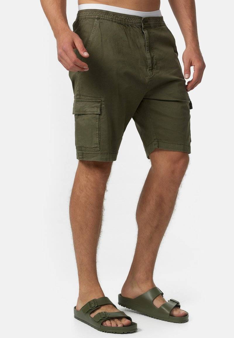 INDICODE JEANS INDICODE JEANS KINNAIRD - Shorts - army Online Outlet