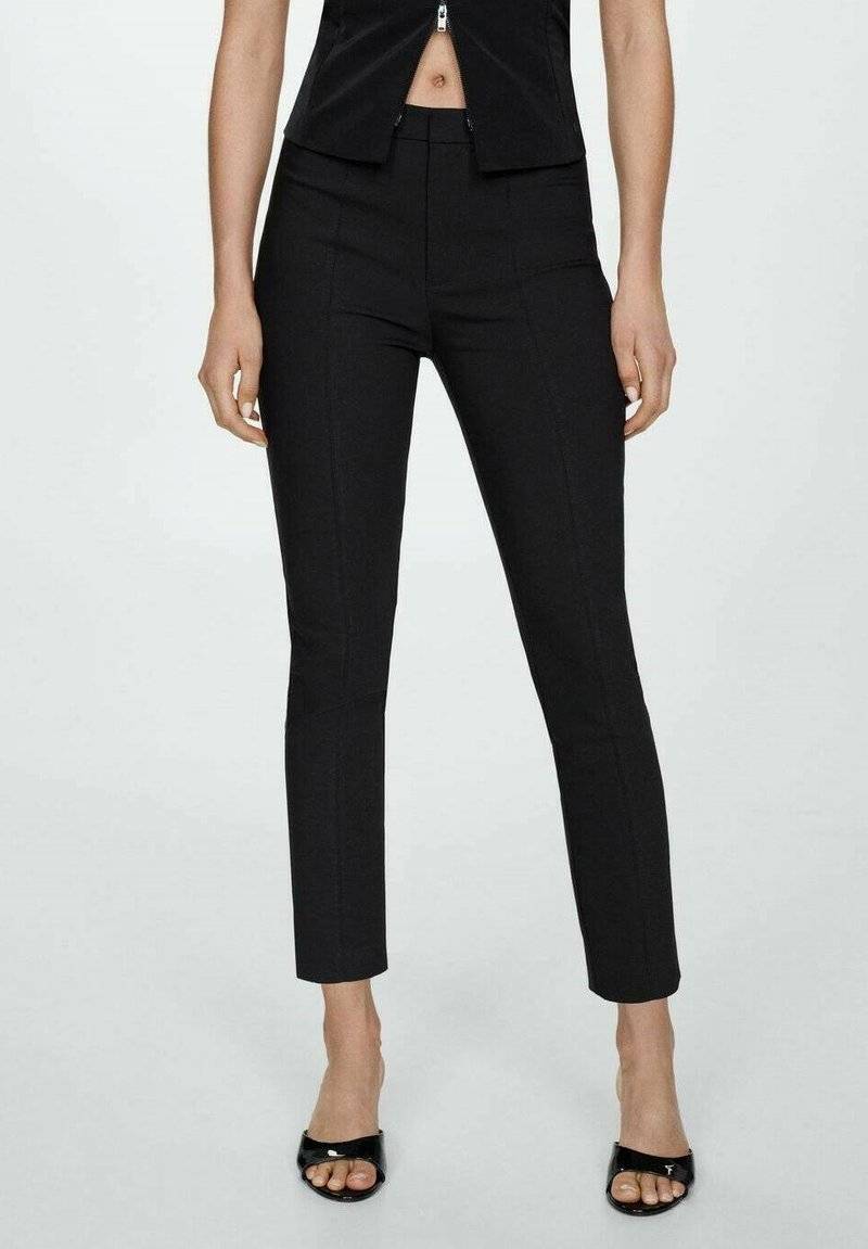 Mango Mango MALU-H - Trousers - noir Riesige Ersparnisse