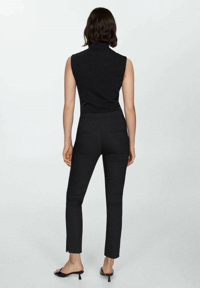Mango Mango MALU-H - Trousers - noir Riesige Ersparnisse